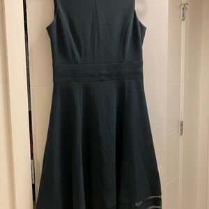 Elegant Sleeveless Green Dress
